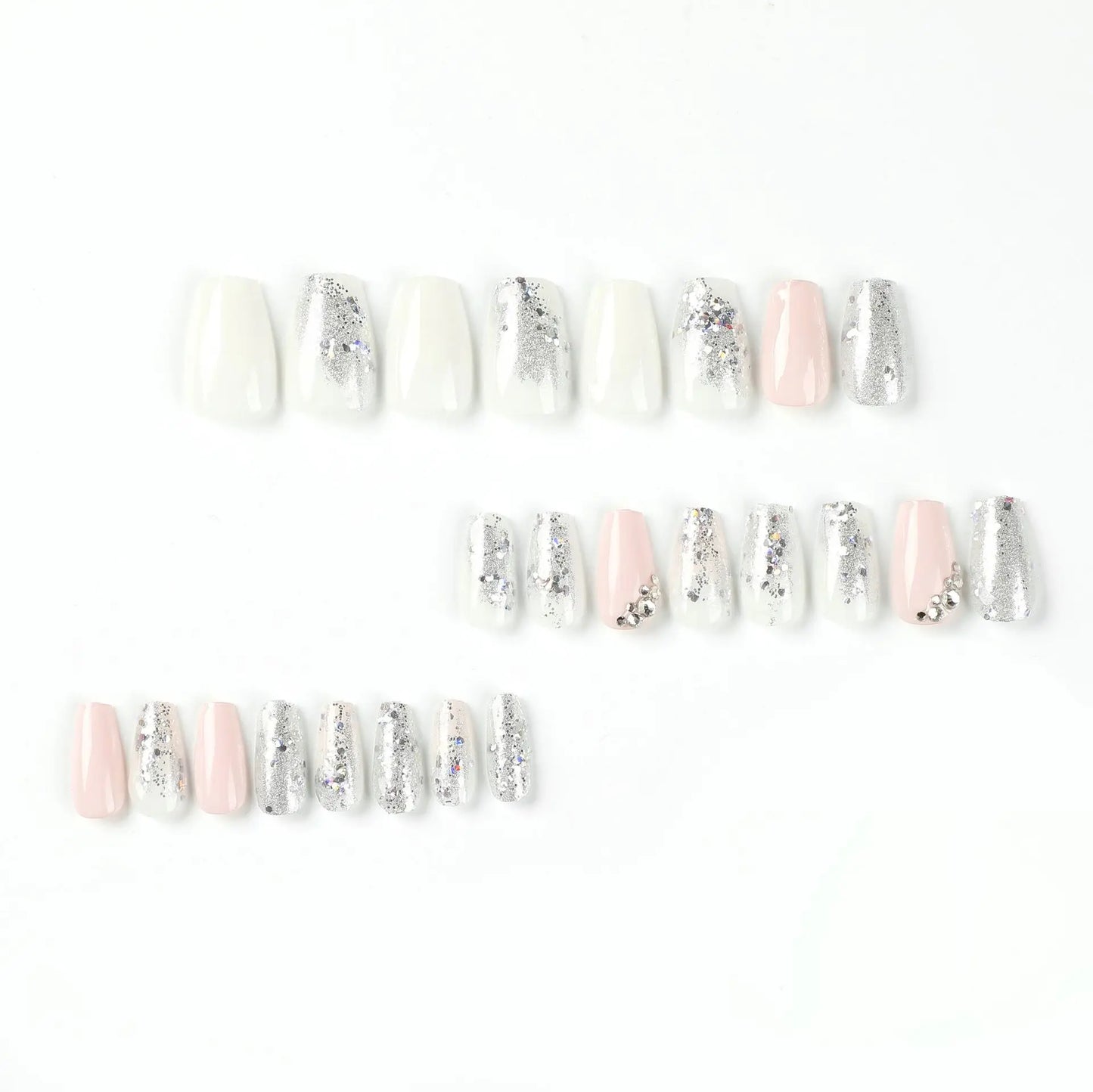 Elegant Bling 24 Piece Nails