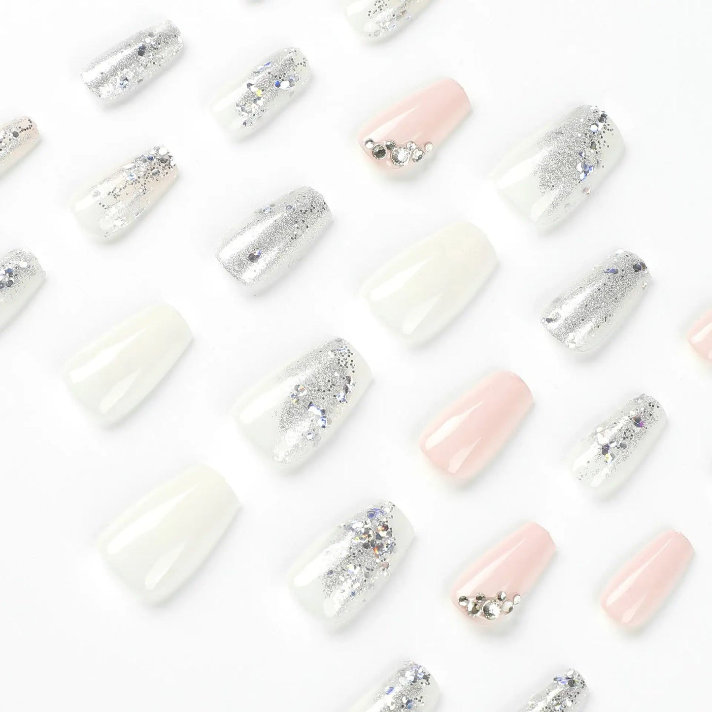 Elegant Bling 24 Piece Nails