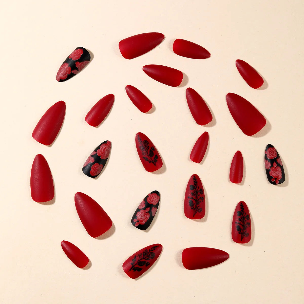 Sexy Romantic 24 Piece Nails