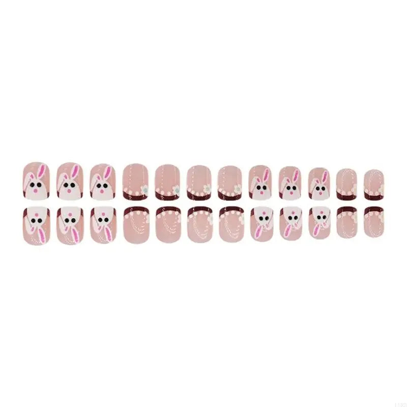 Bunny Fun 24 Piece Nails