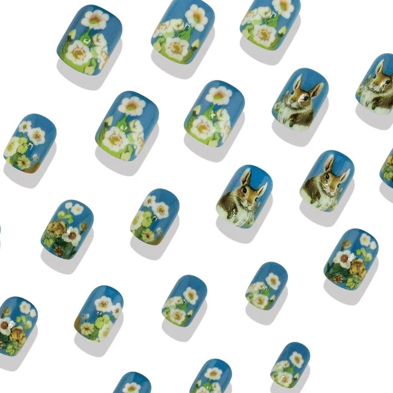 Aqua Bunny Easter 24 Piece Easter