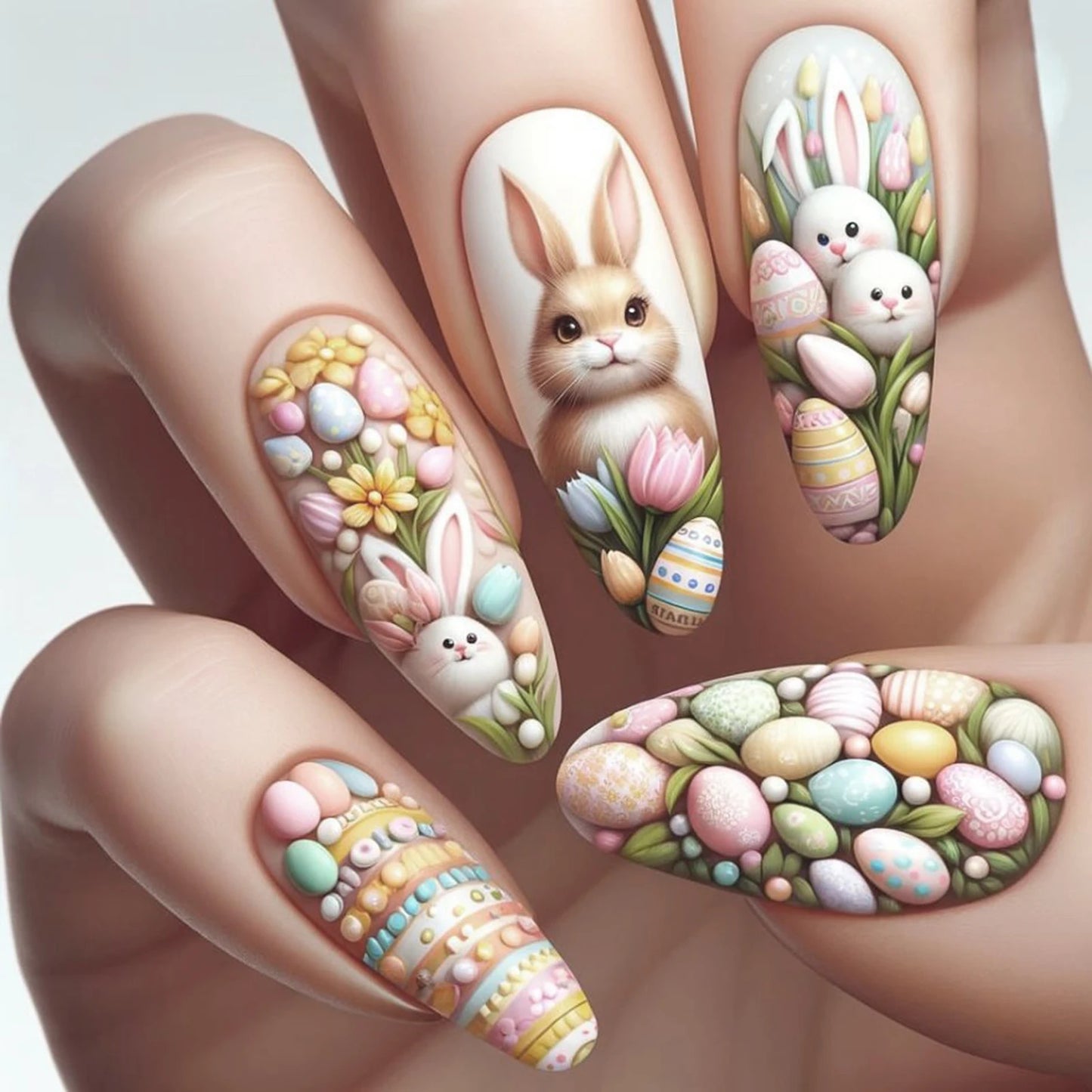 Easter Delight 24 Piece Nails