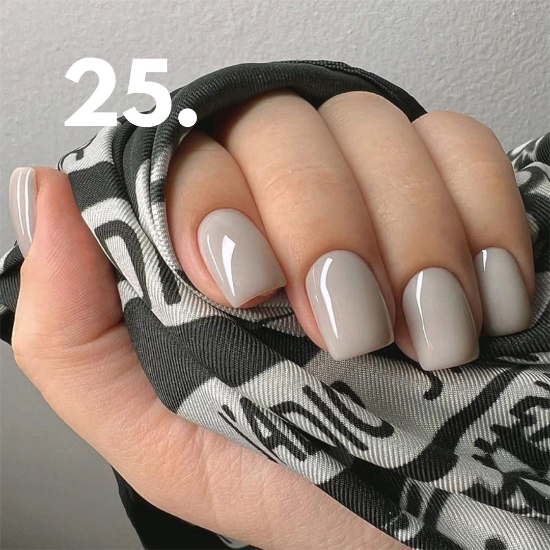 Solid Gloss Colour - Assorted Colours, 24 Piece Nail Set