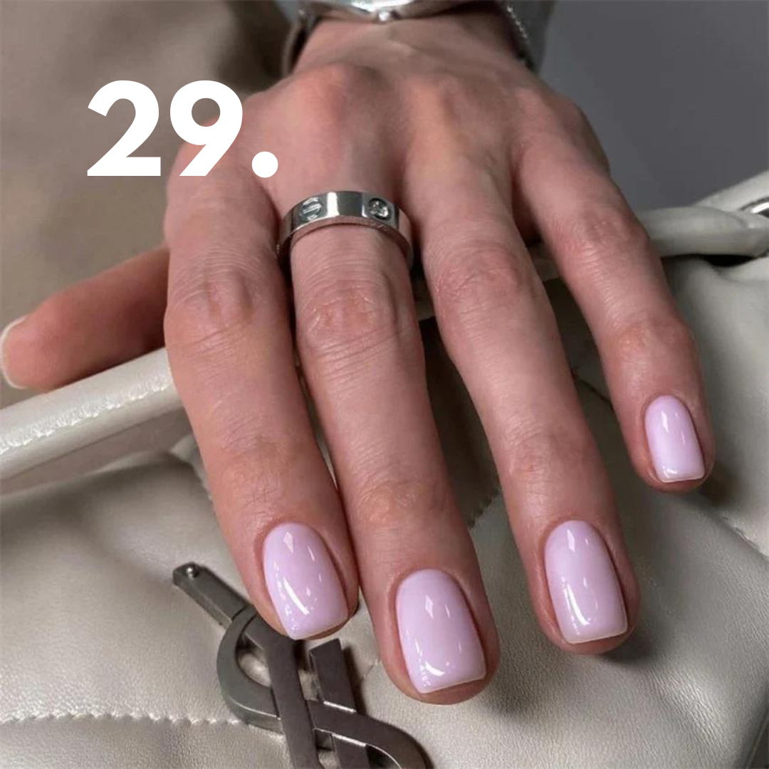 Solid Gloss Colour - Assorted Colours, 24 Piece Nail Set