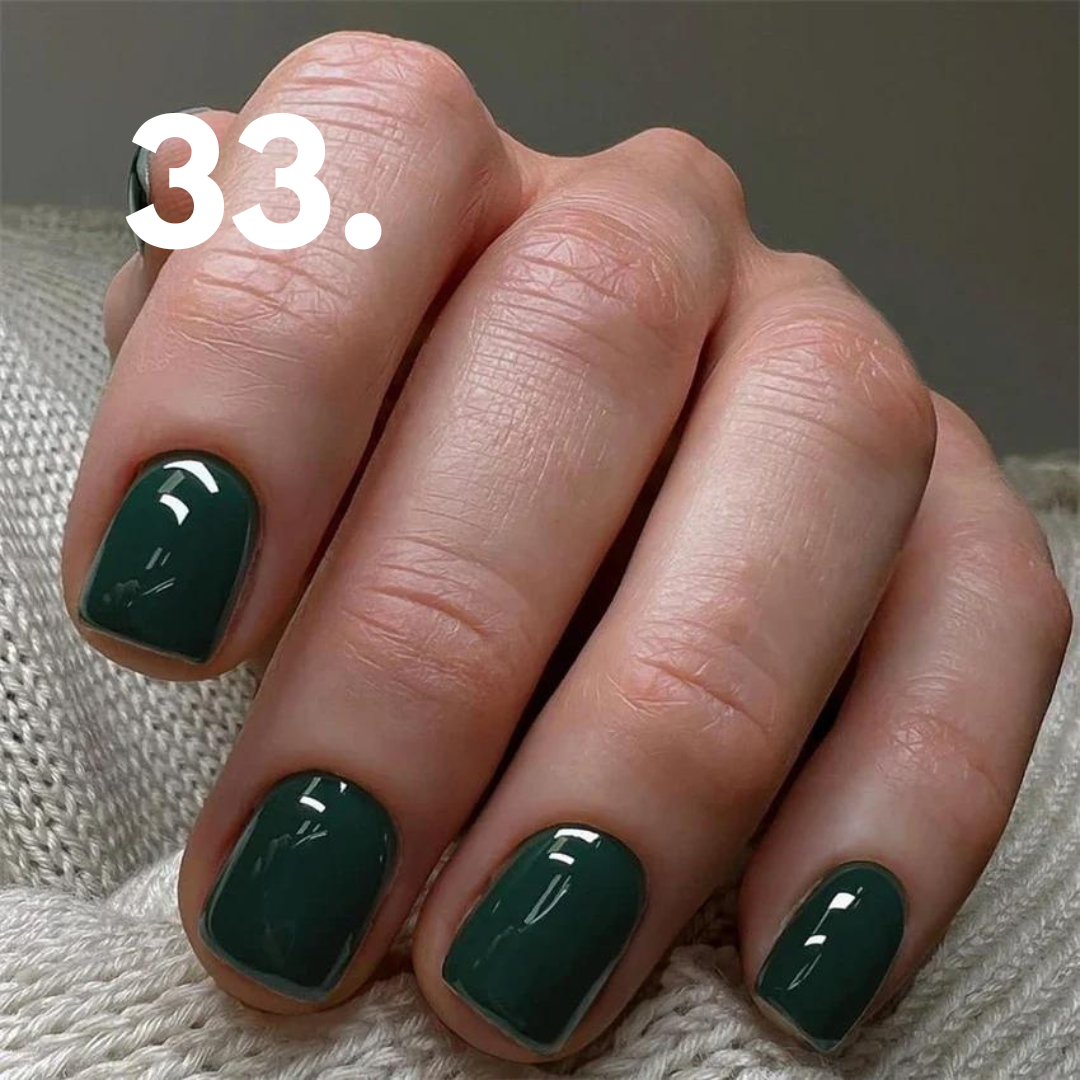 Solid Gloss Colour - Assorted Colours, 24 Piece Nail Set