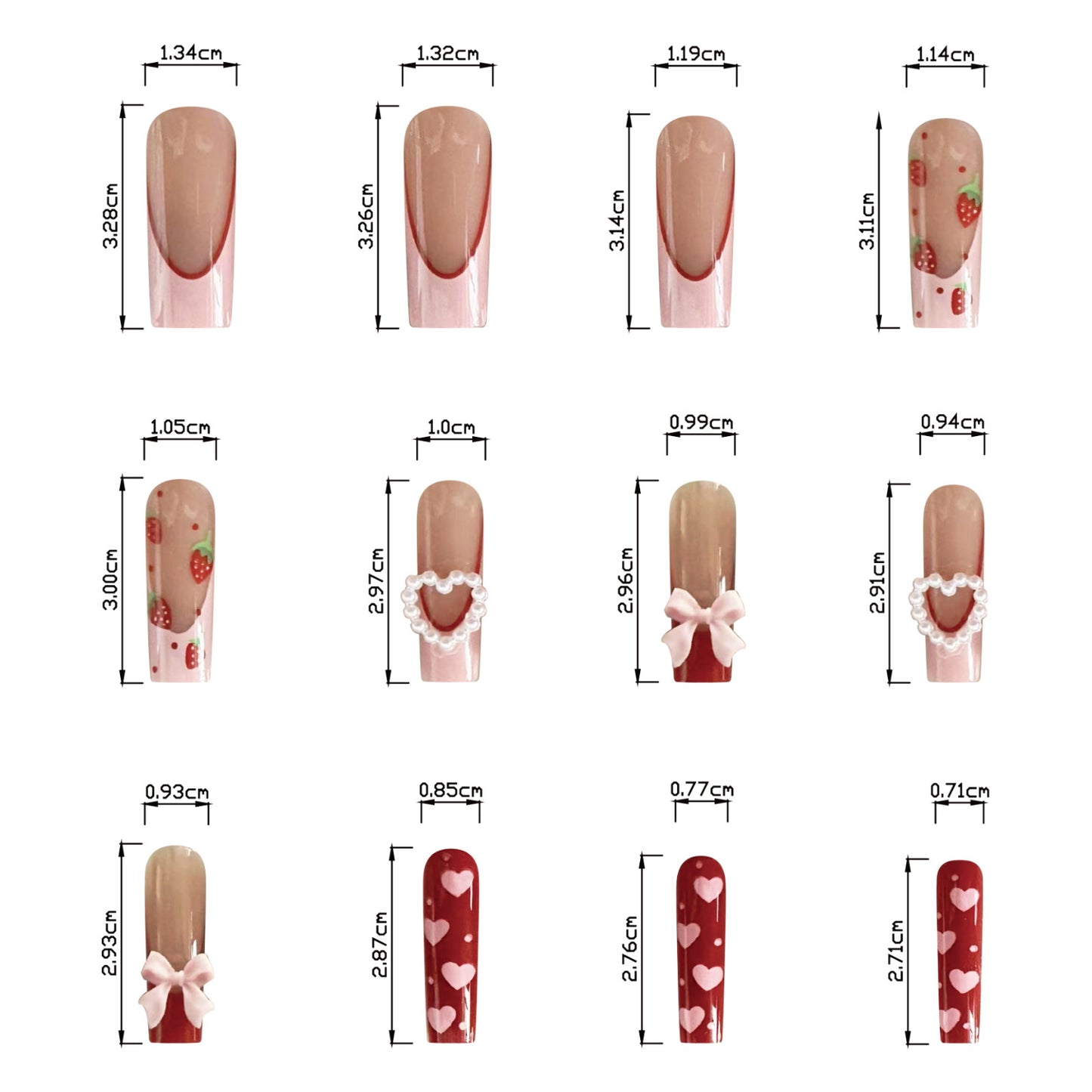 Flashy Flickers 24 Piece Nails