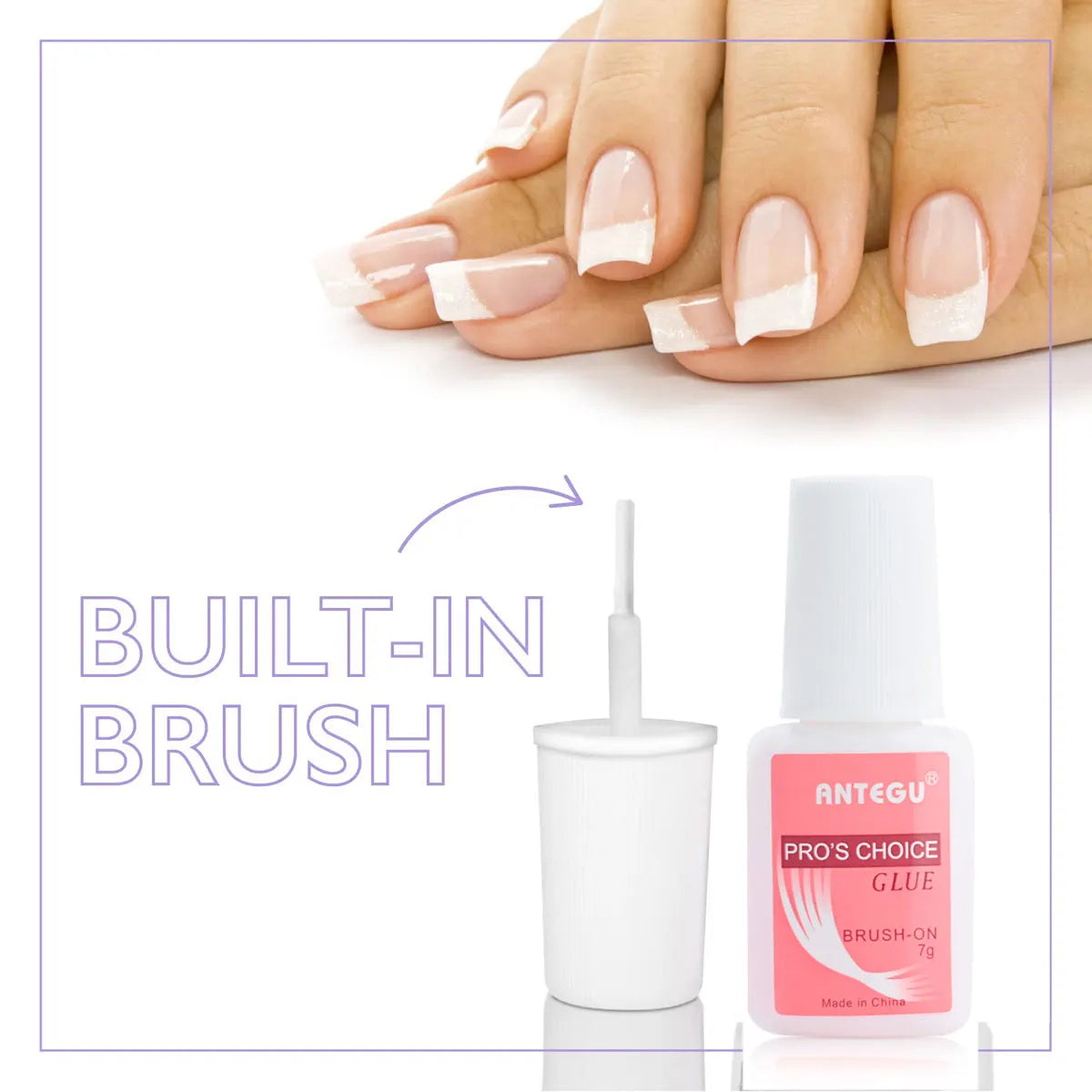 Fast-Dry Nail Glue | Professional Long-Lasting Bond for Press-on Nails (1/5pcs)