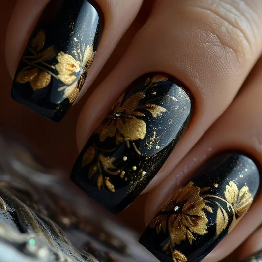Gold Luxe 24 Piece Nails