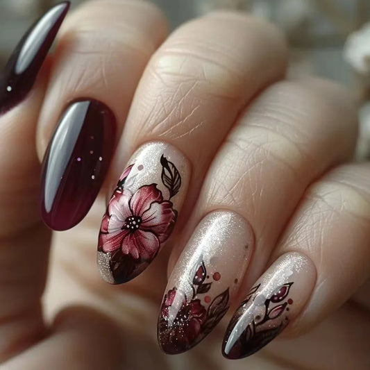 Old Romance 24 Piece Nails