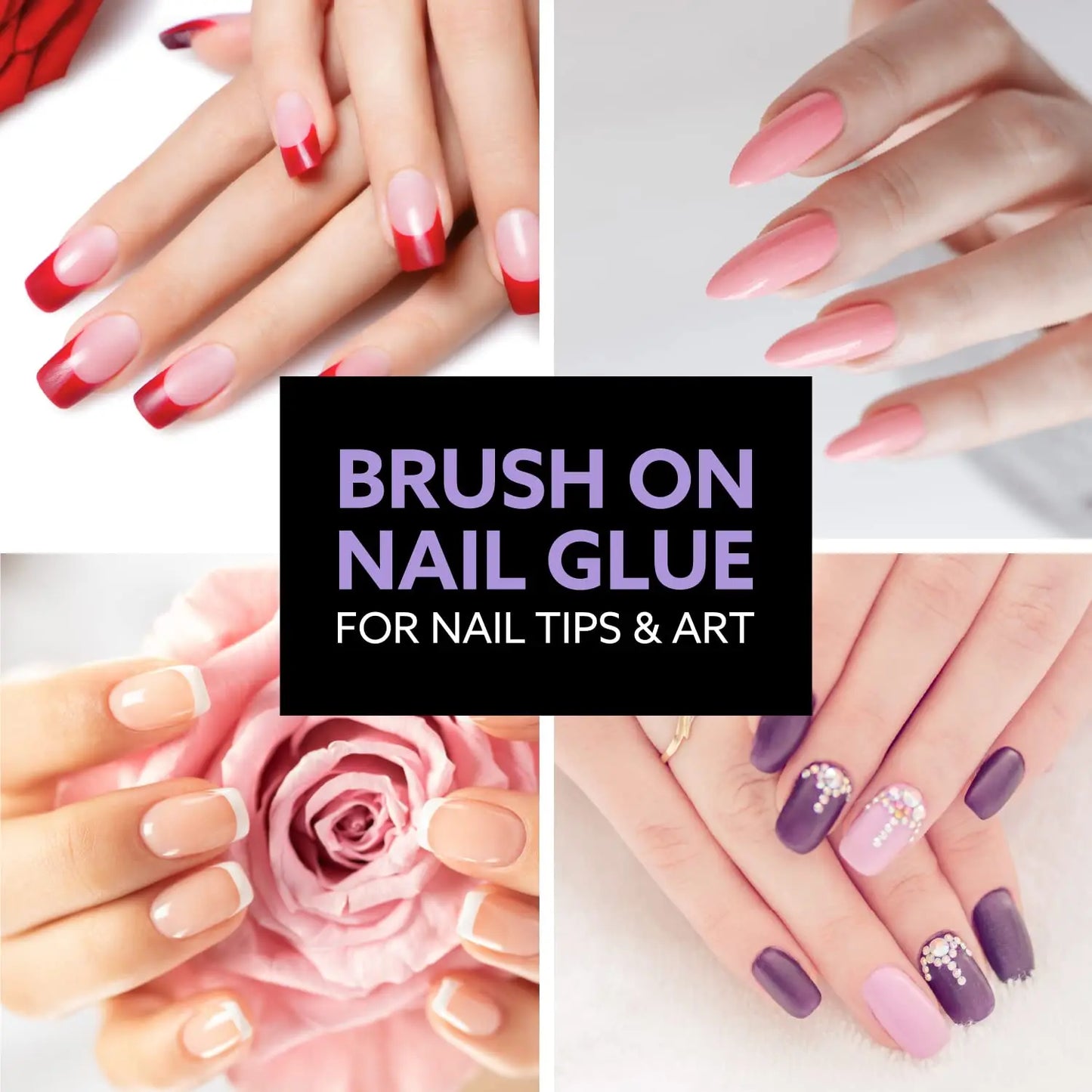 Fast-Dry Nail Glue | Professional Long-Lasting Bond for Press-on Nails (1/5pcs)