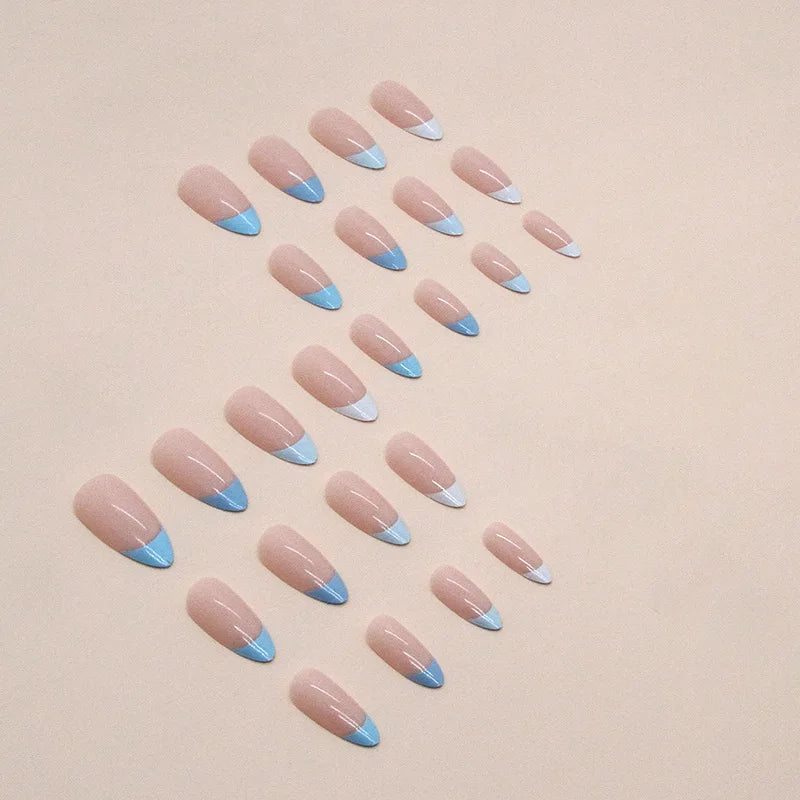 Blue Tones 24 Piece Nails